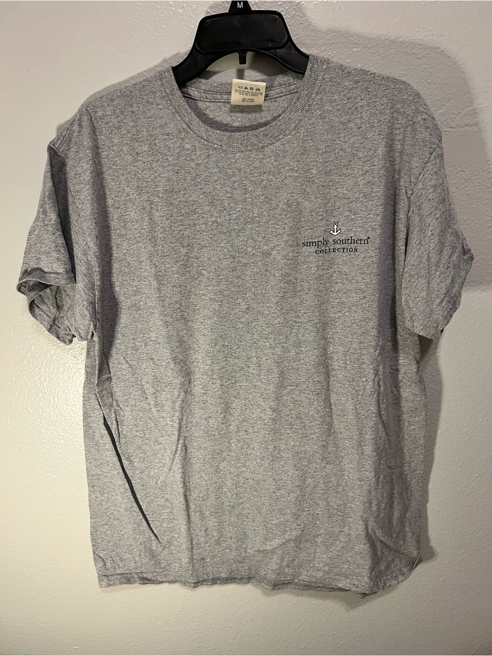 Simply Southern Gray Short-Sleeve T-Shirt, Size L
